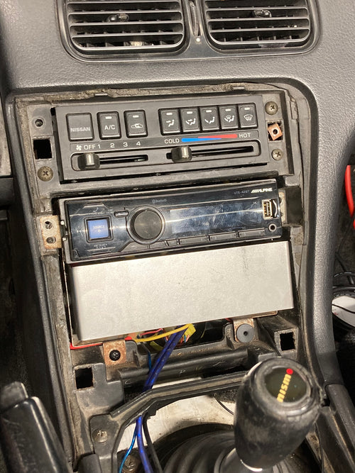 240SX S13 Lower Radio Delete Panel
