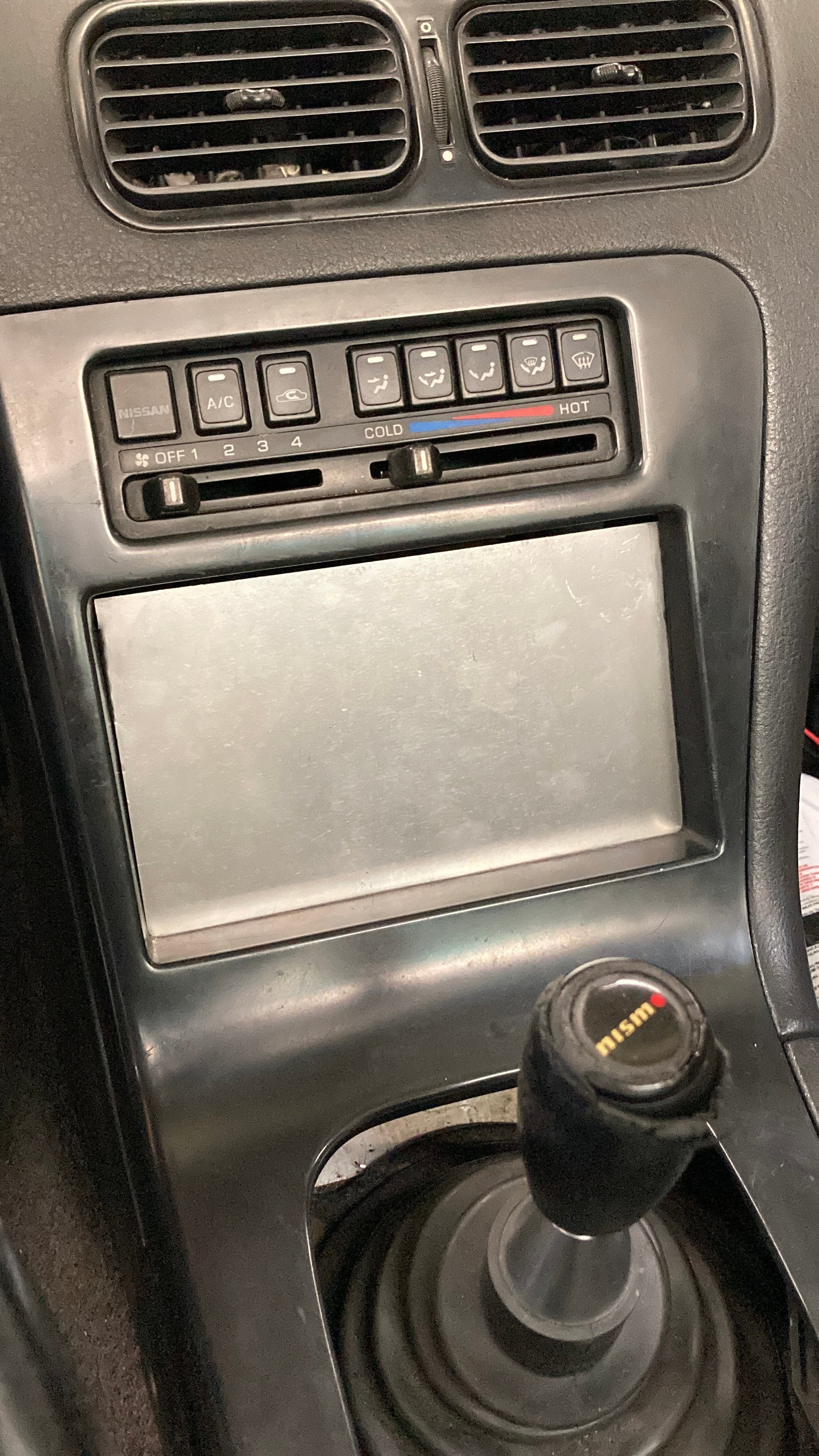 240SX S13 Full Radio Delete Plate