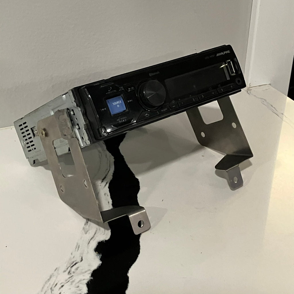 240SX S13 Radio Mount Brackets (1989–1994)
