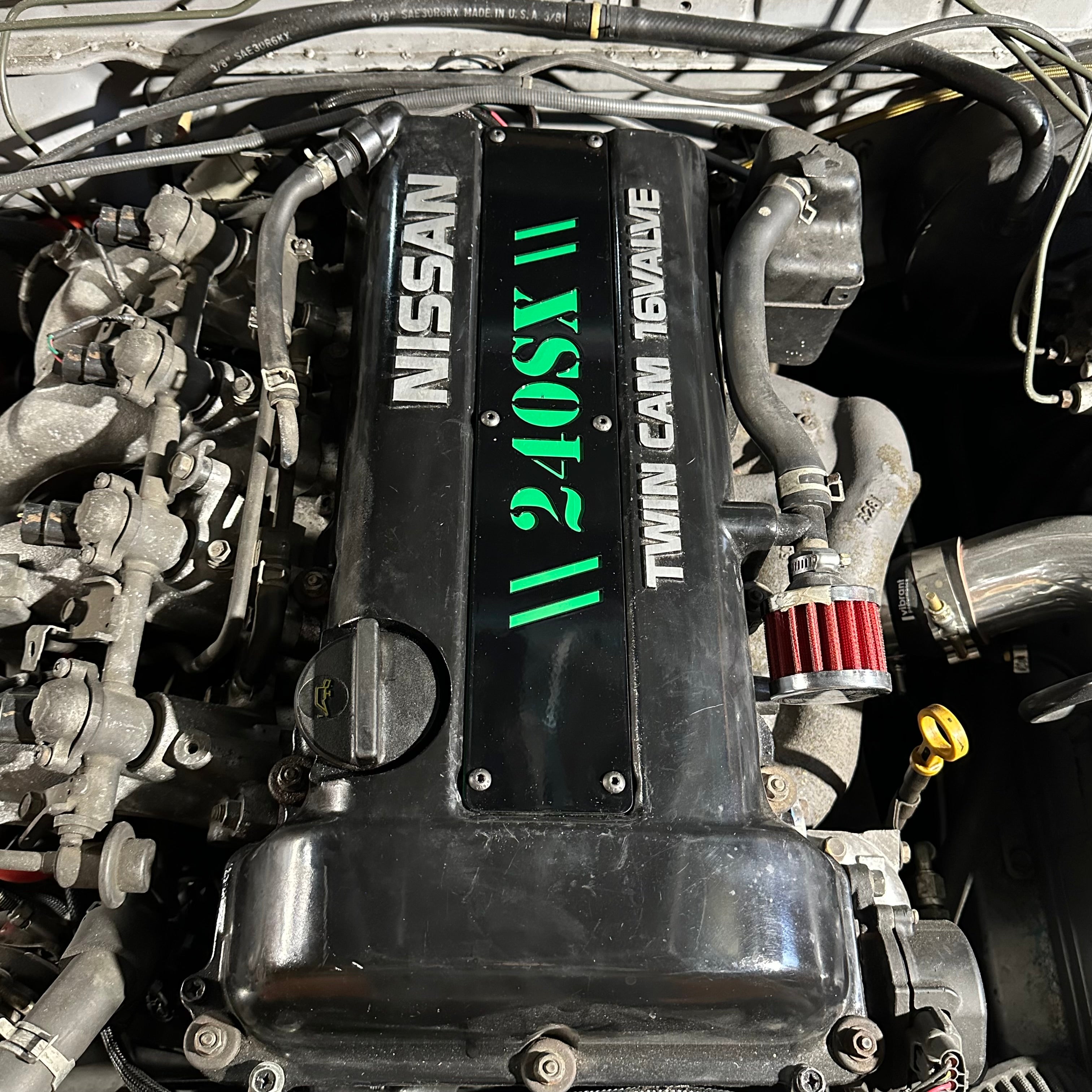 SR20DET Engine Cover Black – 240SX