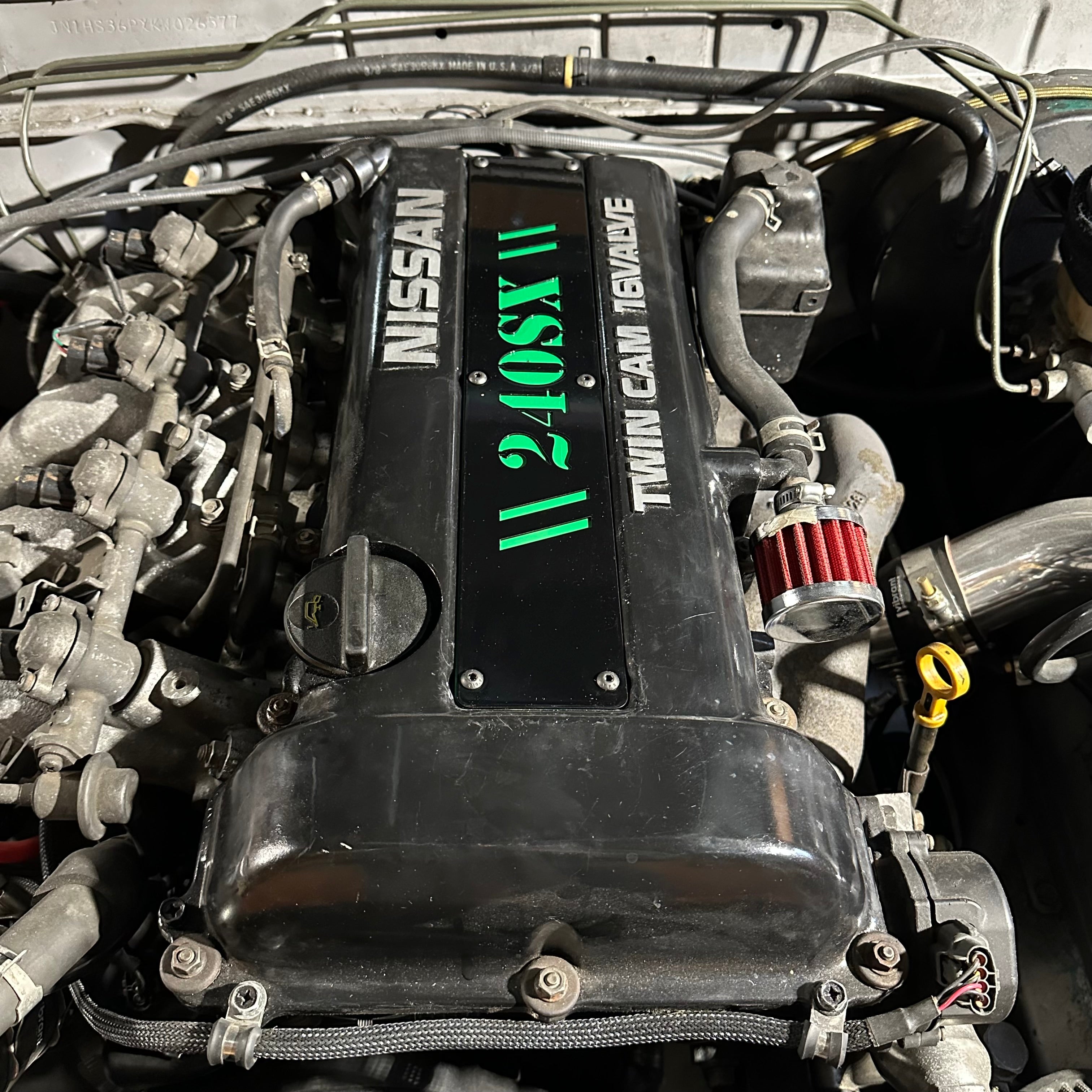 SR20DET Engine Cover Black – 240SX